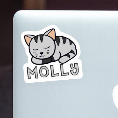 Molly Autocollant Chat Notebook Molly Autocollant Chat Gift package Image