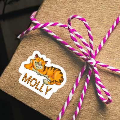 Molly Autocollant Chat Notebook Molly Autocollant Chat Gift package Image
