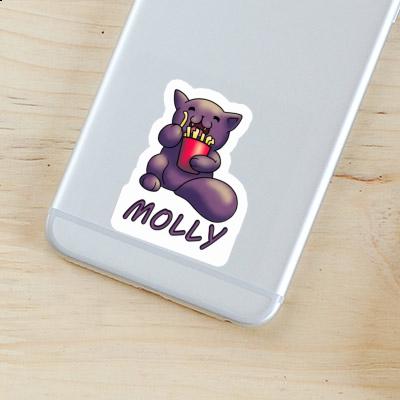Autocollant Molly Chat-frites Laptop Autocollant Molly Chat-frites Laptop Image