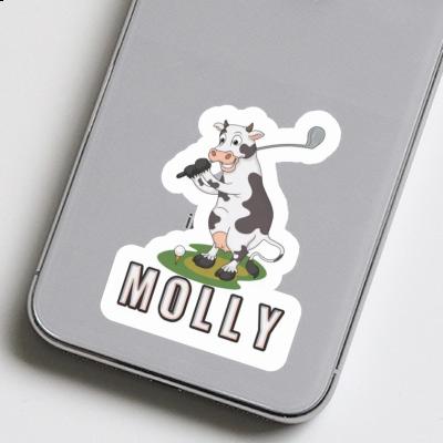 Golf Cow Sticker Molly Notebook Golf Cow Sticker Molly Notebook Image