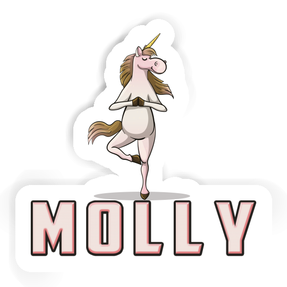 Sticker Molly Yoga-Einhorn Laptop Sticker Molly Yoga-Einhorn Laptop Image