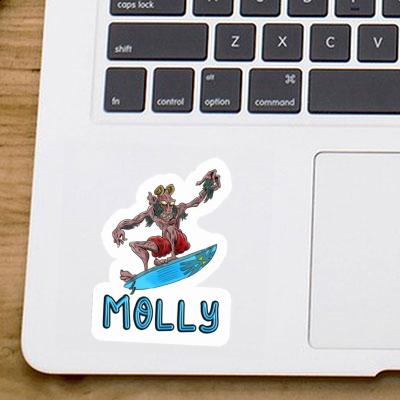 Autocollant Surfeur Molly Laptop Autocollant Surfeur Molly Laptop Image