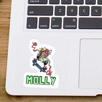 Molly Autocollant Skateur Laptop Molly Autocollant Skateur Laptop Image