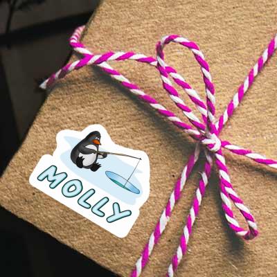 Sticker Molly Fishing Penguin Notebook Sticker Molly Fishing Penguin Gift package Image
