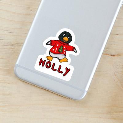 Autocollant Molly Pingouin de Noël Autocollant Molly Pingouin de Noël Image