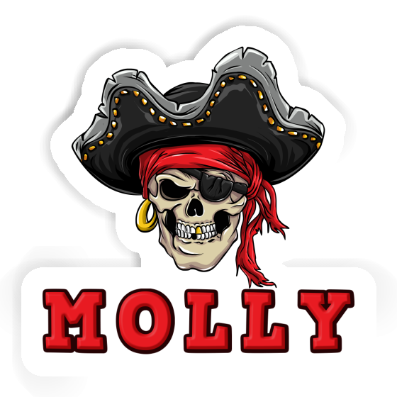 Molly Autocollant Pirate Notebook Molly Autocollant Pirate Gift package Image
