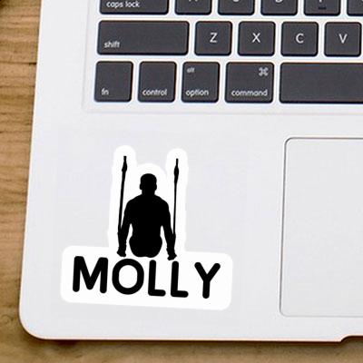 Gymnaste aux anneaux Autocollant Molly Gymnaste aux anneaux Autocollant Molly Image