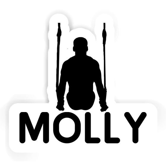 Gymnaste aux anneaux Autocollant Molly Notebook Gymnaste aux anneaux Autocollant Molly Notebook Image