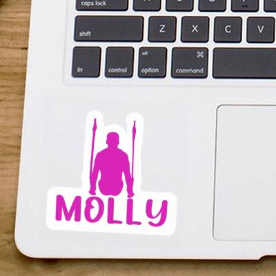 Gymnaste aux anneaux Autocollant Molly Laptop Gymnaste aux anneaux Autocollant Molly Laptop Image