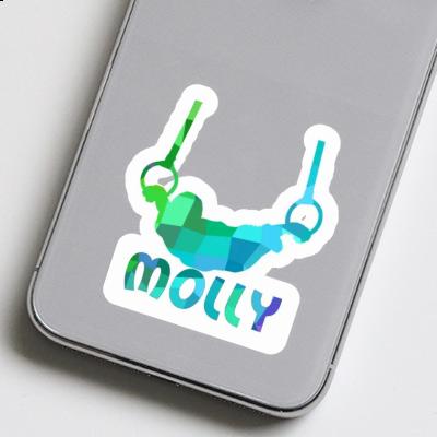 Gymnaste aux anneaux Autocollant Molly Notebook Gymnaste aux anneaux Autocollant Molly Notebook Image