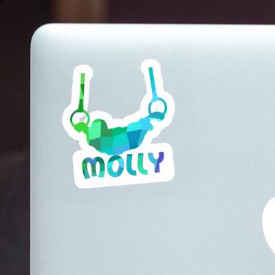 Molly Sticker Ring gymnast Laptop Molly Sticker Ring gymnast Laptop Image