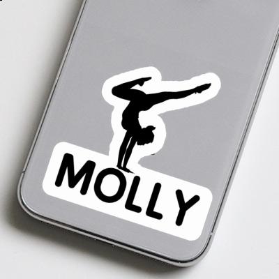 Yoga Woman Sticker Molly Laptop Yoga Woman Sticker Molly Laptop Image