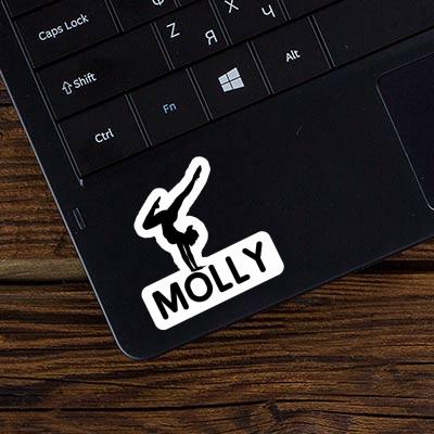 Molly Autocollant Femme de yoga Notebook Molly Autocollant Femme de yoga Notebook Image
