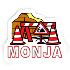 Sticker Straßenbaustelle Monja Image