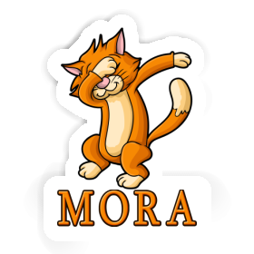 Sticker Katze Mora Image
