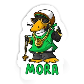 Mora Sticker Hip-Hop Penguin Image
