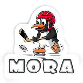 Autocollant Pingouin de hockey Mora Image