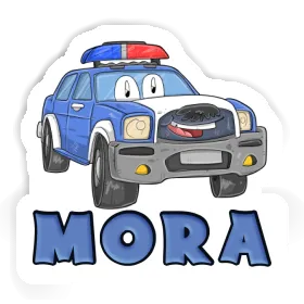 Sticker Police Car Mora Image
