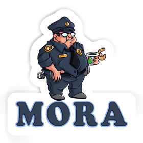 Sticker Police Officer Mora Image