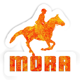 Sticker Horse Rider Mora Image