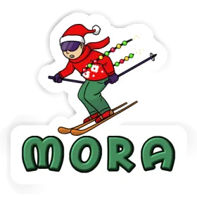 Skieur Autocollant Mora Image