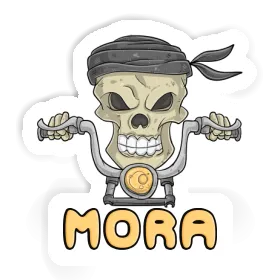 Mora Autocollant Motard Image