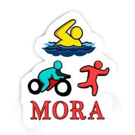 Sticker Mora Triathlete Image
