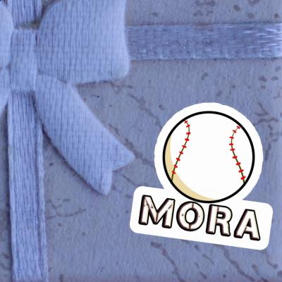 Sticker Baseball Ball Mora Laptop Image
