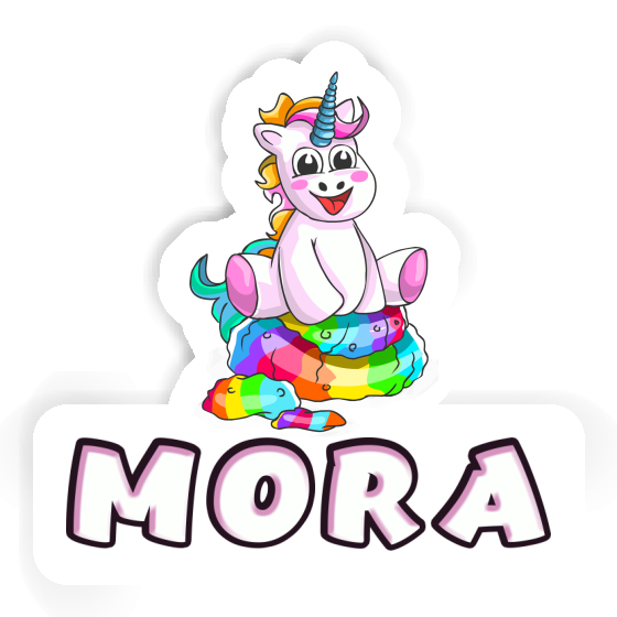 Autocollant Mora Bébé licorne Notebook Image