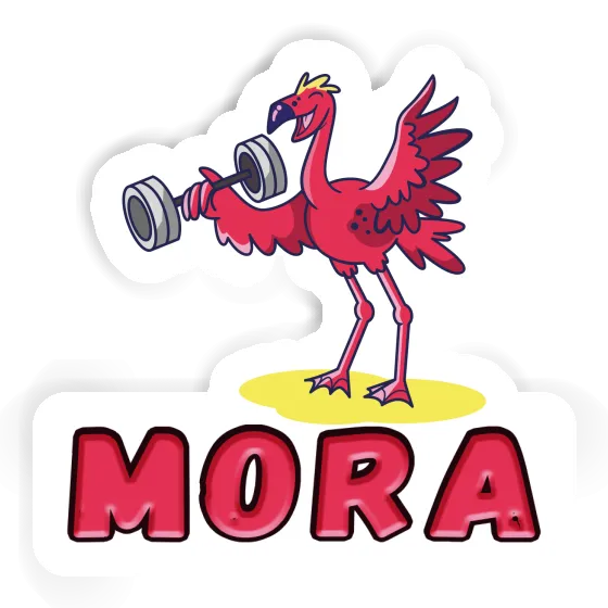 Sticker Weight Lifter Mora Image