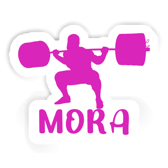 Mora Autocollant Haltérophile Mora Autocollant Haltérophile Image