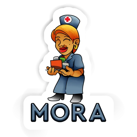 Sticker Mora Krankenschwester Notebook Sticker Mora Krankenschwester Gift package Image