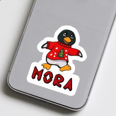 Mora Sticker Christmas Penguin Gift package Image