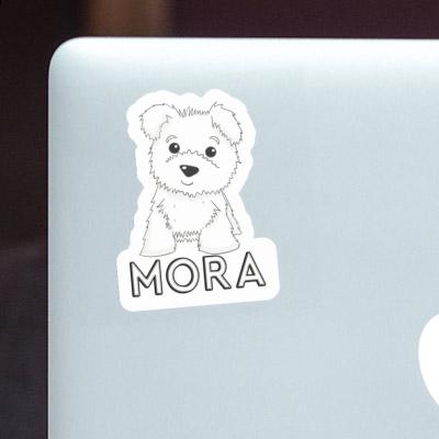 Westie Autocollant Mora Laptop Image
