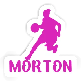 Sticker Morton Basketball Player Image