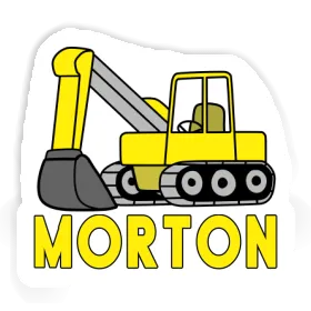 Excavator Sticker Morton Image