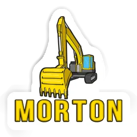 Sticker Excavator Morton Image