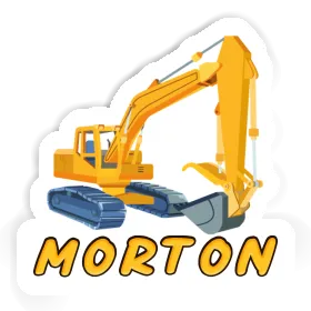 Morton Sticker Excavator Image