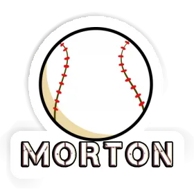 Sticker Morton Baseball Image