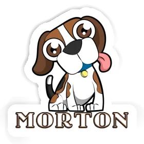 Autocollant Beagle Morton Image