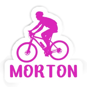 Morton Sticker Biker Image