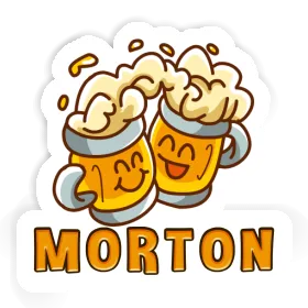 Morton Sticker Beer Image