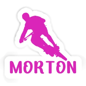 Morton Sticker Biker Image