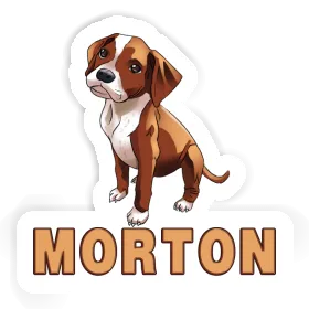 Morton Sticker Boxer Dog Image