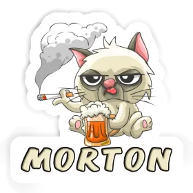 Bad Cat Sticker Morton Image