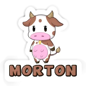 Sticker Morton Cow Image