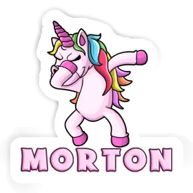 Sticker Morton Dabbing Unicorn Image