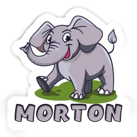 Morton Sticker Elephant Image