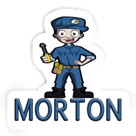 Morton Sticker Electrician Image