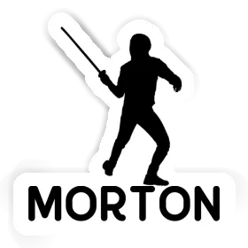 Morton Sticker Fencer Image